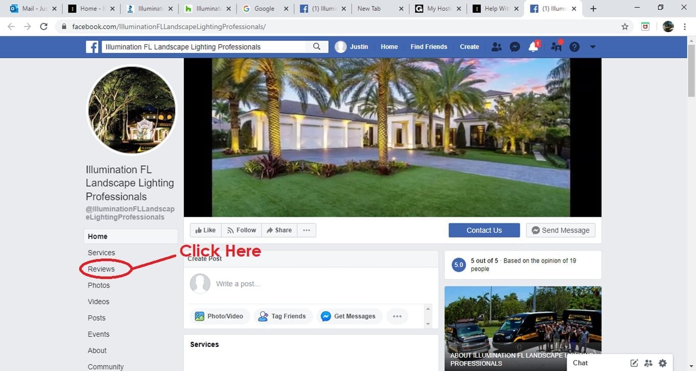 Facebook - Reviews - Landscape Lighting - Illumination FL Illumination FL