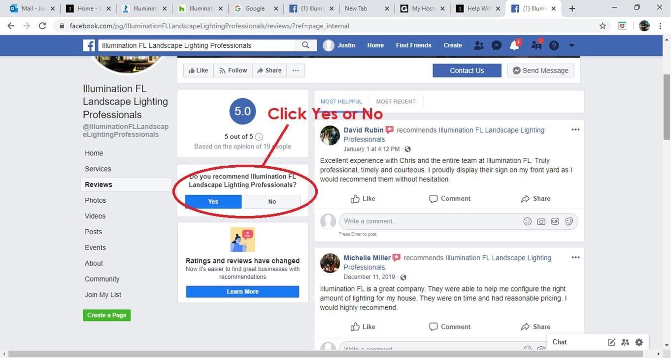Facebook - Reviews - Landscape Lighting - Illumination FL Illumination FL