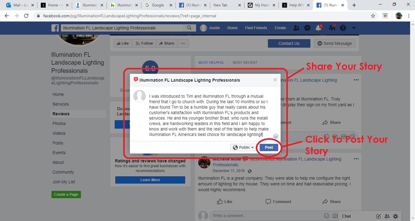 Facebook - Reviews - Landscape Lighting - Illumination FL Illumination FL
