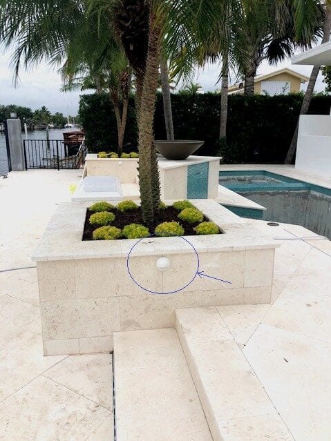 White Deck Lights Fort Lauderdale-Landscape Lighting-Illumination FL-White Deck Lighting