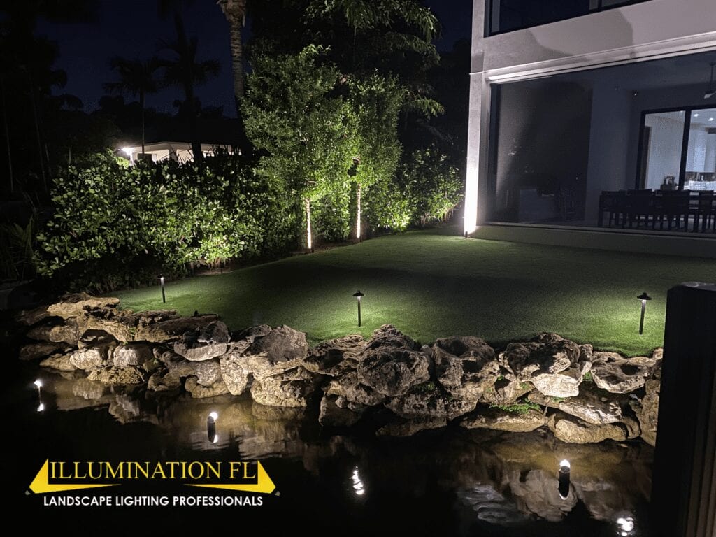 Illumination FL - Landscape Lighting - Natural Sea-wall - underwater - submersible lighting