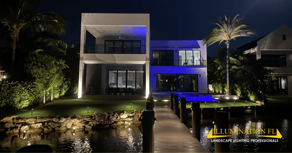 Illumination FL - Contemporary - Custom Home - Landscape Lighting